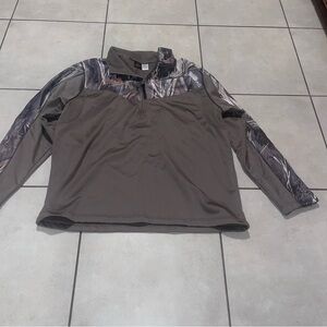 TRUE TIMBER Camouflage Zip Pullover